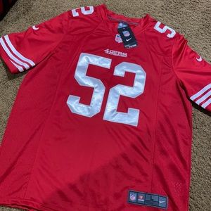 COPY - NWT Authentic Stitched 49ers Jersey